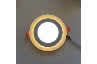 LED panelė kvadratinė dviejų spalvų 15W su perjungimų