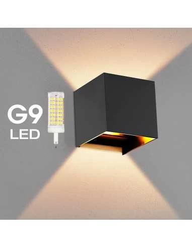 LED šviestuvas - CUBE - G9 Black