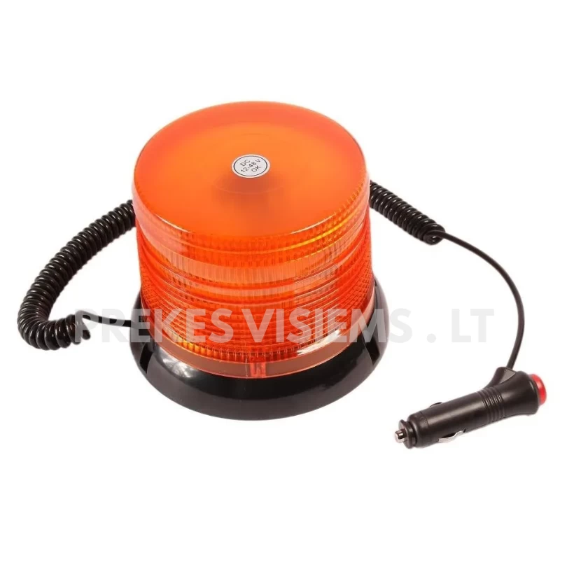 LED Švyturėlis (rotacinis) žibintas su magnetu 12 / 24V