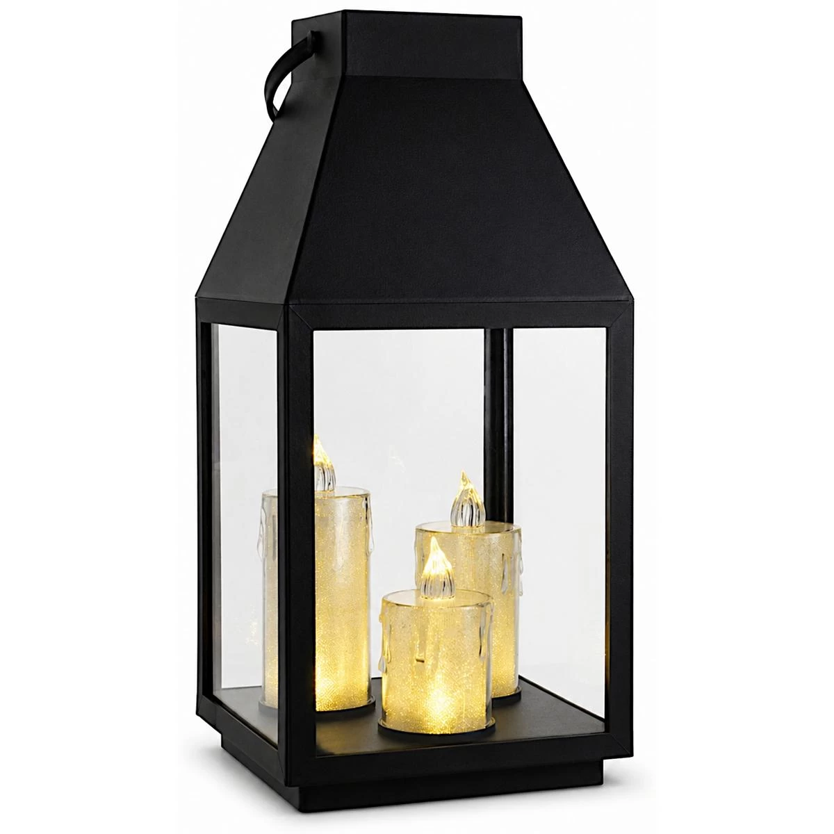Led žibintas „lampion“ 35 Cm, 3 žvakės, „saska Gift &amp; Decor“