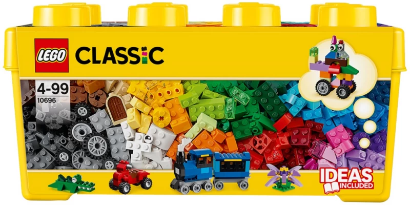 Lego 10696 Classic - Kūrybinės Lego Kaladėlės - Vidutinė Dėžutė