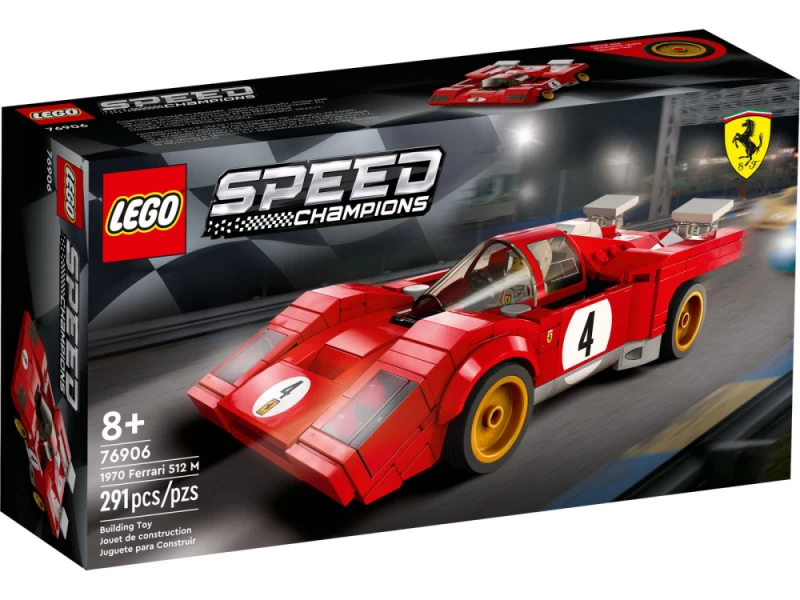 Lego 76906 Greičio čempionai - 1970 M. Ferrari 512 M