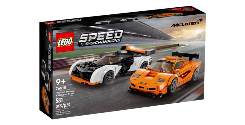 Lego 76918 Greičio čempionai - Mclaren Solus Gt Ir Mclaren F1 Lm