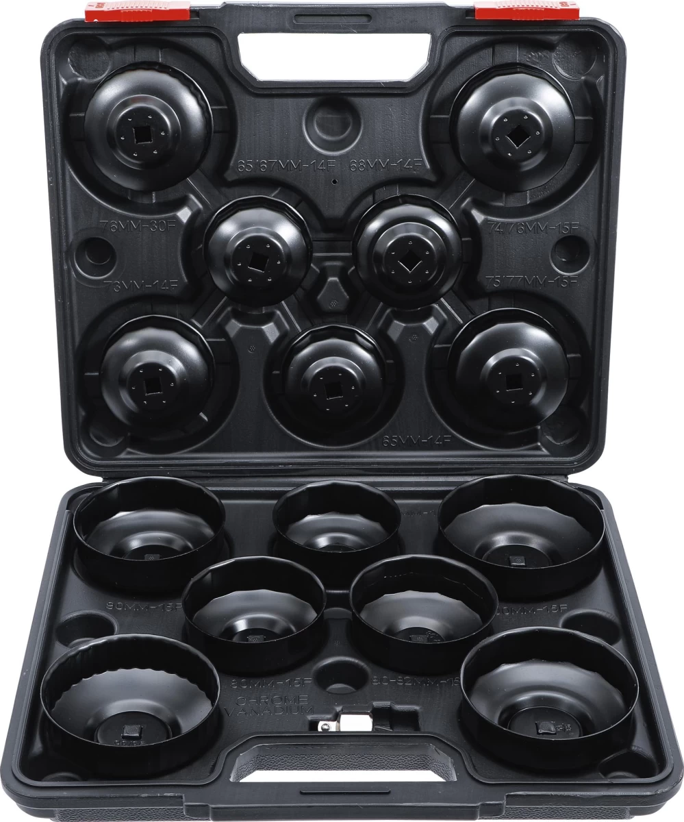Lėkštelių rinkinys tepalo filtrui | 10 mm (3/8) | 14 vnt. (91036)