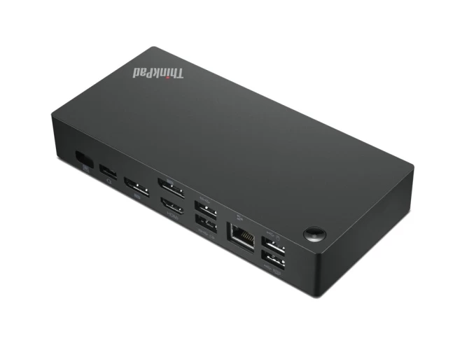 Lenovo ThinkPad Universal USB-C Dock 40AY0135EU Jungčių stotelė, Juoda
