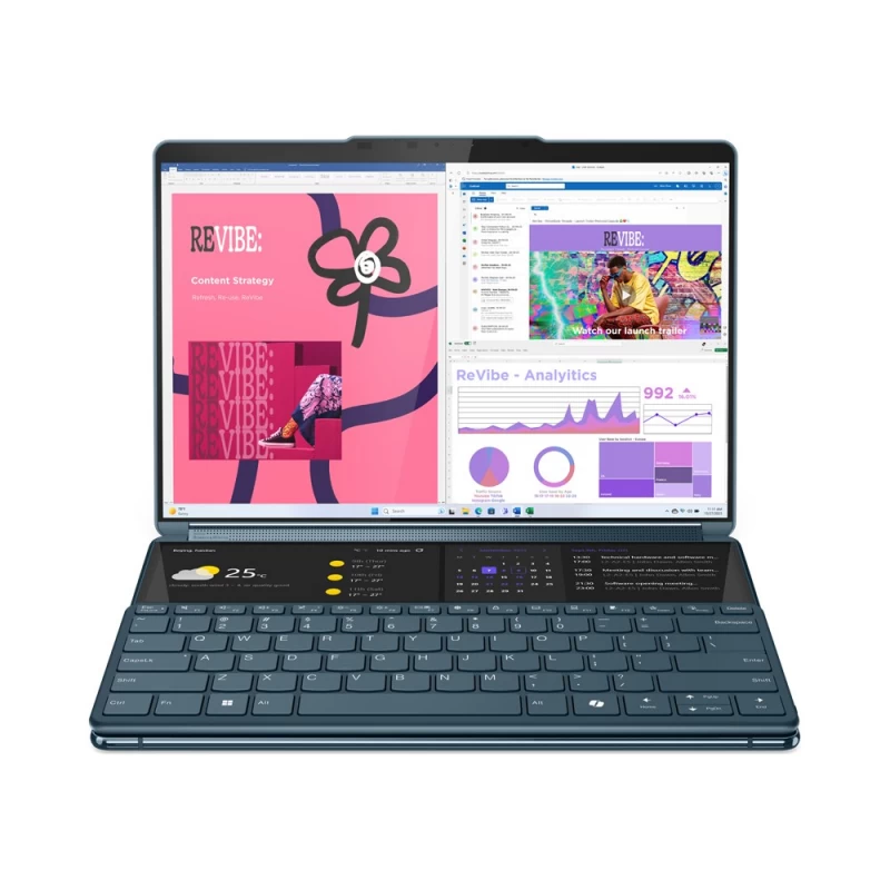 Lenovo Yoga Book 9 13imu9 Nešiojamasis Kompiuteris (13.3&amp;quot;/u7-155u /intel Graphics/32gb/ssd512gb/w11h/grey)