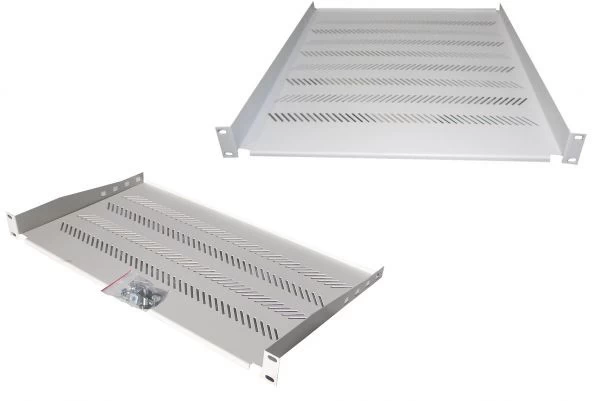 Lentyna 19&amp;quot; 1u G/350 Pilka (ral 7035) Su Atrama
