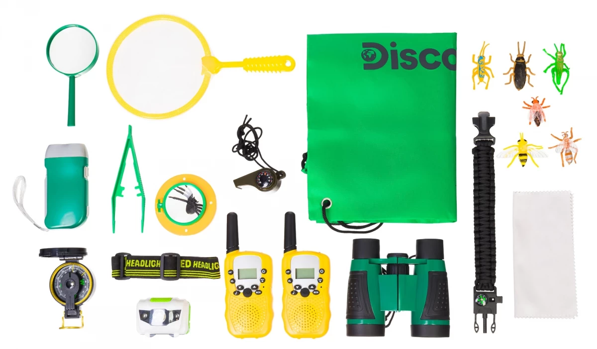 Levenhuk Discovery Basics Jaunųjų Tyrinėtojų Rinkinys Ek90