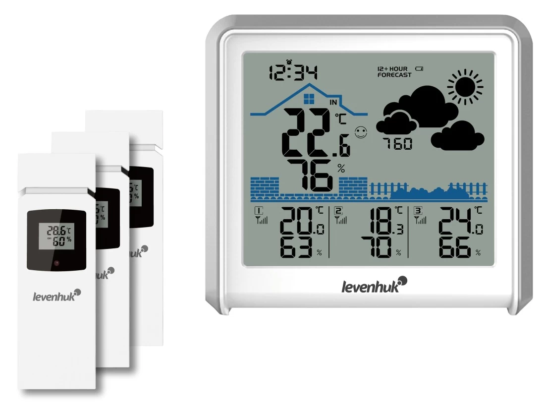 levenhuk Wezzer Plus Lp50 Meteorologinė Stotis levenhuk Wezzer Plus Lp50 Meteorologinė Stotis