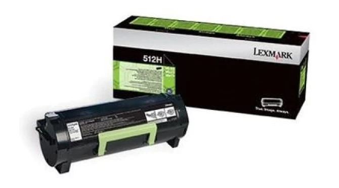 Lexmark 512h Juodos Spalvos Tonerio Kasetė 51f2h00