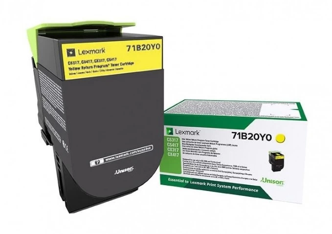 Lexmark 71b20y0 Tonerio Kasetė