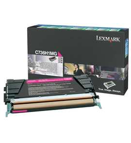 Lexmark C736h1mg Purpurinės Spalvos Tonerio Kasetė
