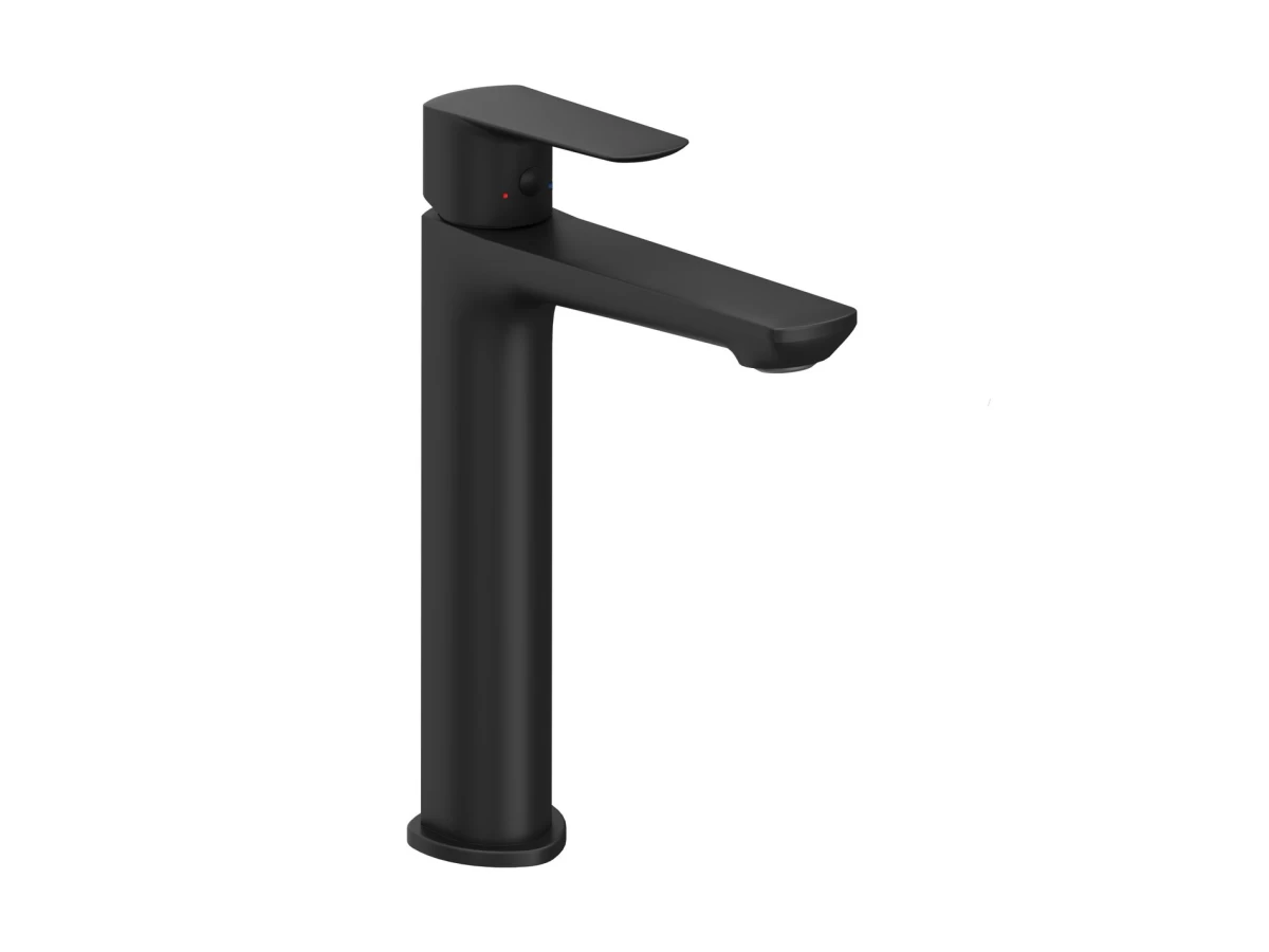 LF 014.20BL Praustuvo maišytuvas be dugno vožtuvo 240 mm, juodas