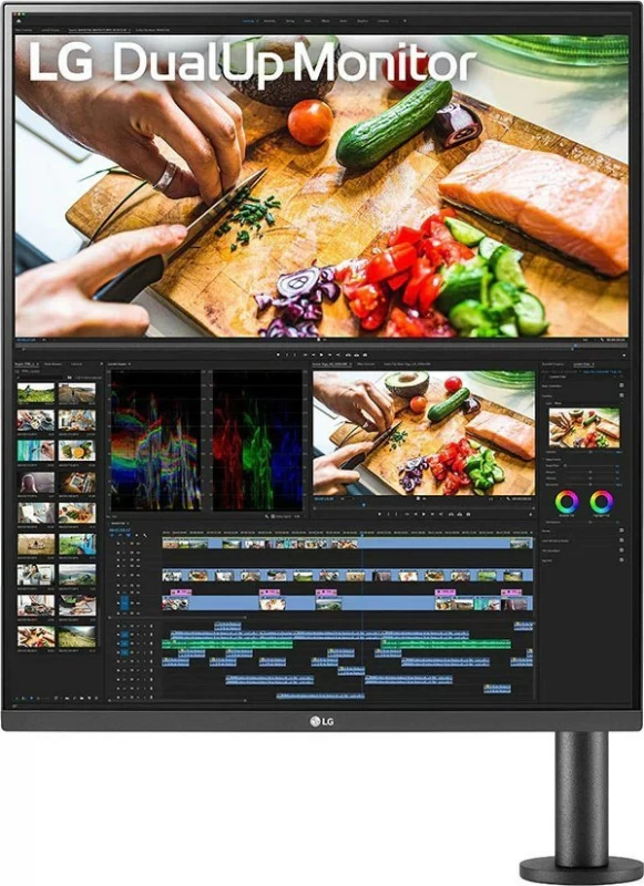 Lg 28mq780-b (27,6 Colių / Nano Ips / 60 Hz /2560 X 2880 / Juodas) Monitorius