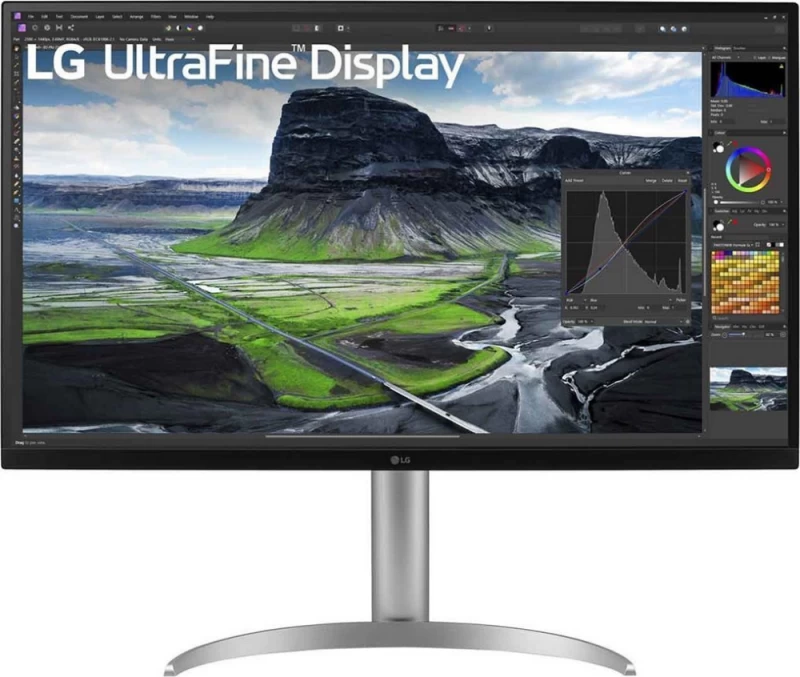 Lg 32uq850v-w.aeu Monitorius (31,5&amp;quot; /ips /60hz /3840 X 2160 / Baltas / Sidabrinis)