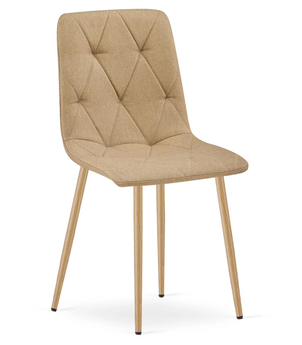 libra Kėdė - Ruda Medžiaga / Medžio Spalvos Kojos X 1