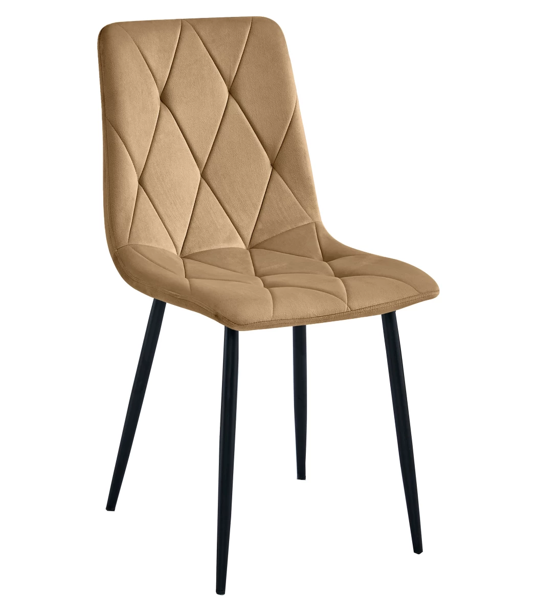 Libra Kėdė - Rudas Aksomas / Juodos Kojos X 1