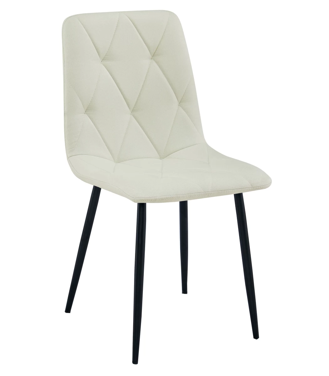 libra Kėdė - Smėlio Spalvos Audinys / Juodos Kojos X 1