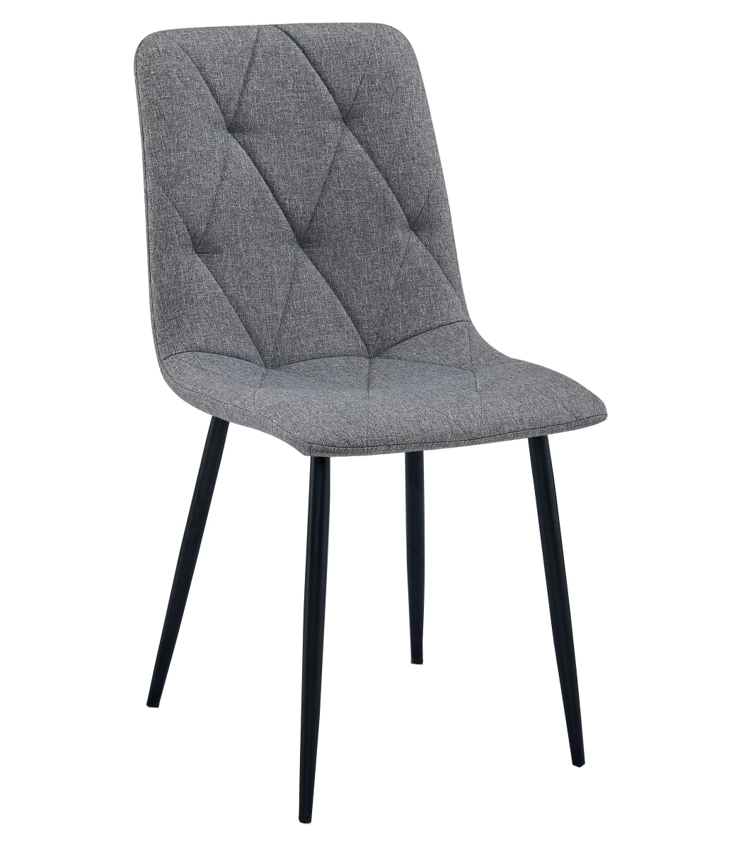 libra Kėdė - Tamsiai Pilkas Audinys / Juodos Kojos X 1