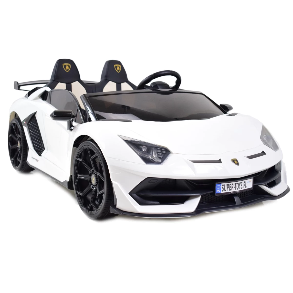 Licencijuotas Lamborghini Aventador Svj 2 Vaikams, Drifto Funkcijos Minkšta Sėdynė, Minkšti Ratai/sx2028