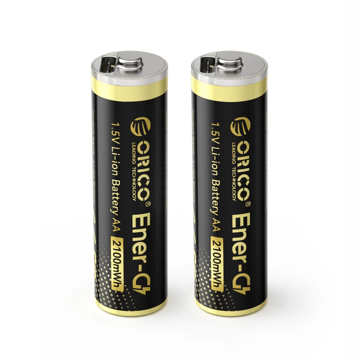 Ličio Baterija Aa 1,5 V 2100 Mwh Usb-c – 2 Vnt.
