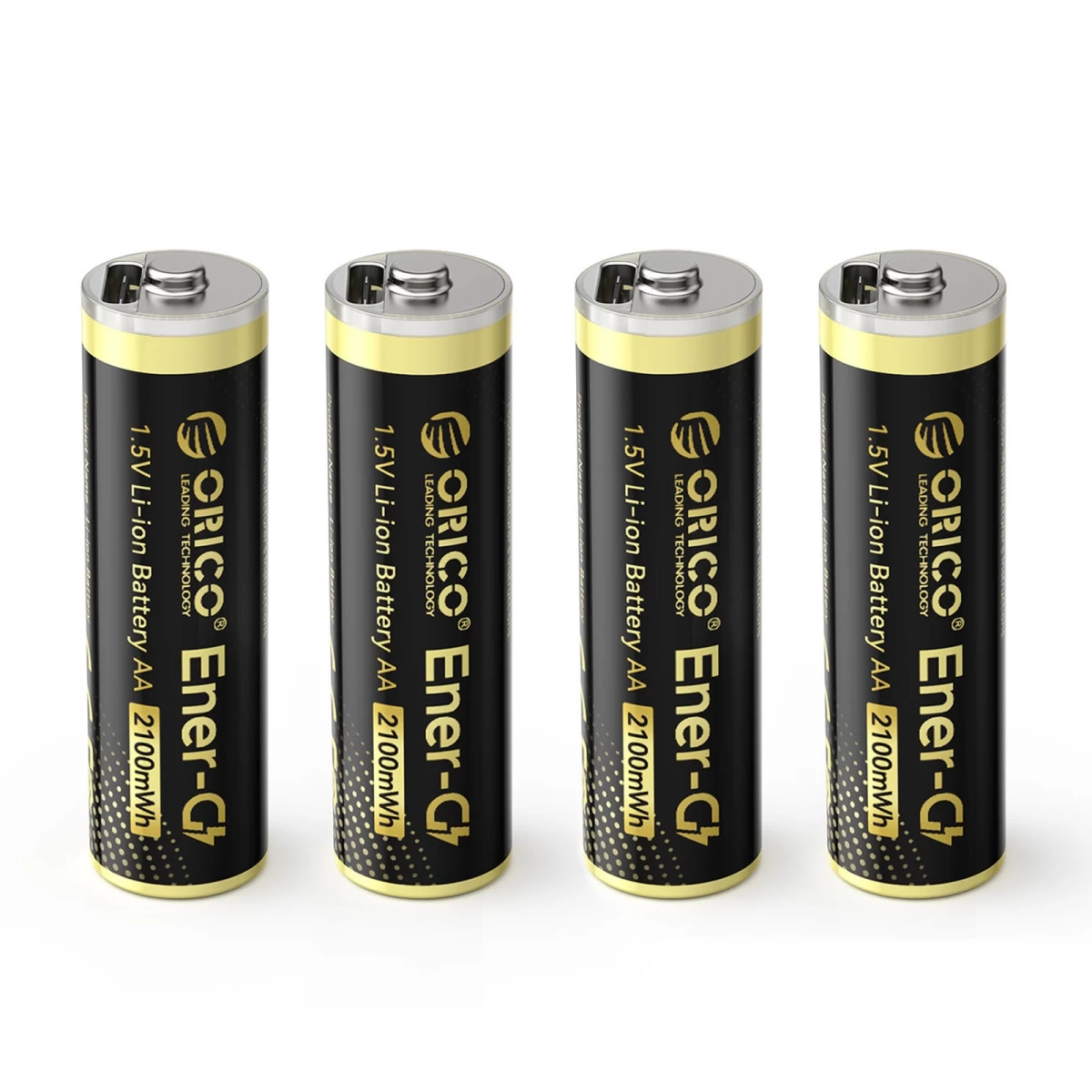 Ličio Baterija Aa 1,5 V 2100 Mwh Usb-c – 4 Vnt.