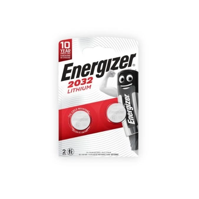 Ličio baterija CR2032 3V 235mAh Energizer, 2 vnt. Ličio baterija CR2032 3V 235mAh Energizer, 2 vnt.