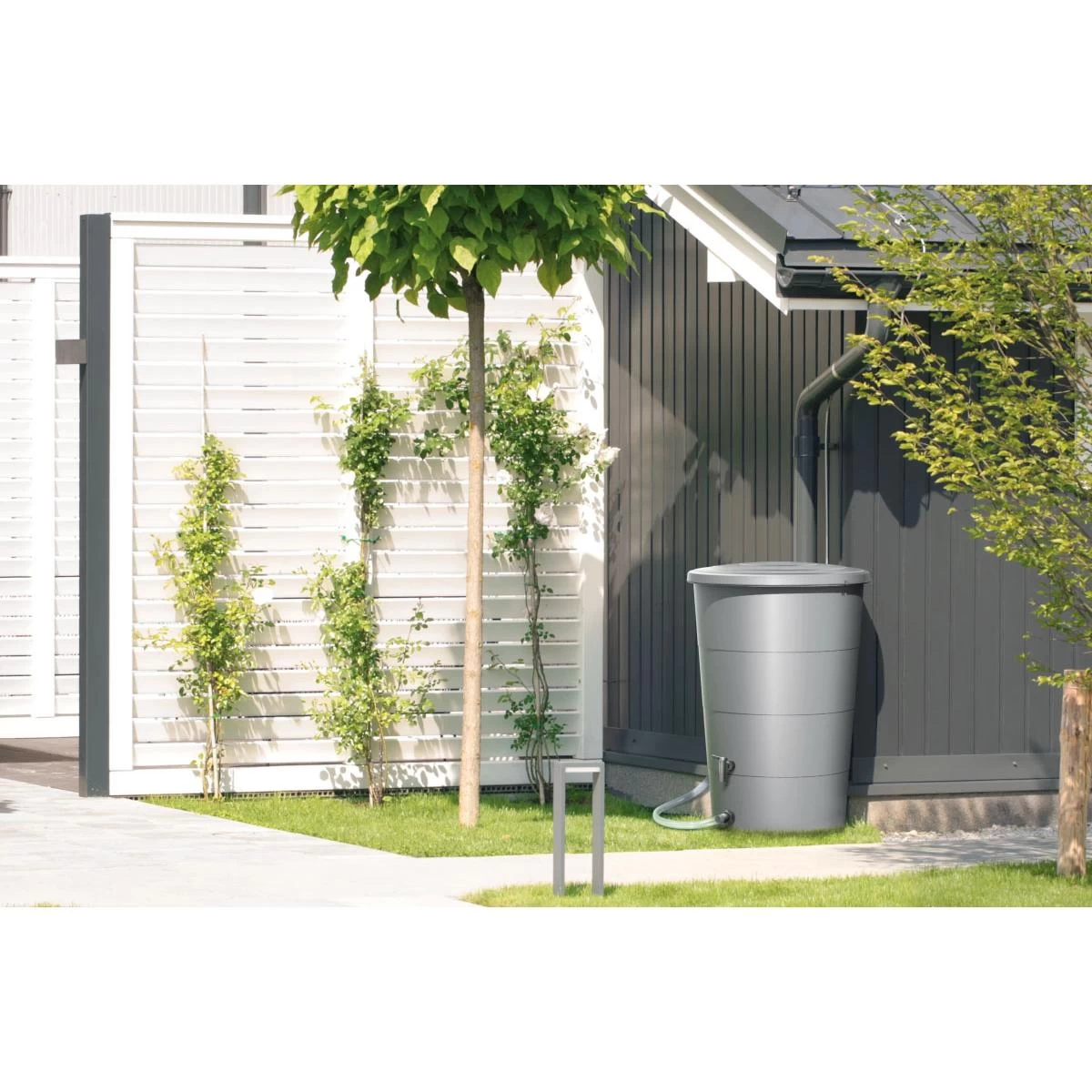 Lietaus Vandens Rezervuaras Lygus 210l Antracito Spalvos
