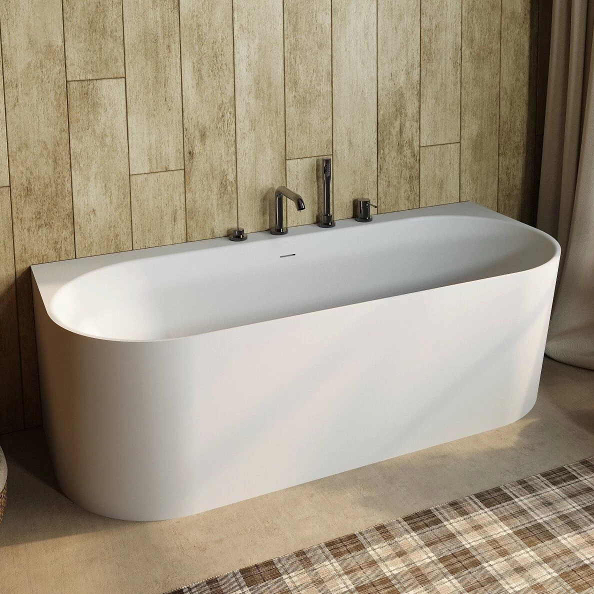 Lieto akmens vonia Bathesa Aura 170x75 cm