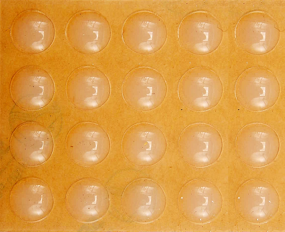 Lipnūs padukai baldams silikoniniai skaidrūs 10mm 20vnt. (74911)