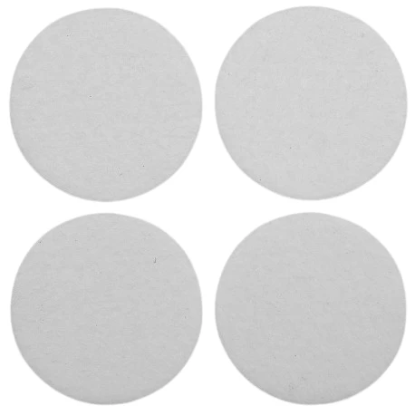Lipnūs padukai baldams VOREL, 40mm 4vnt balta sp.