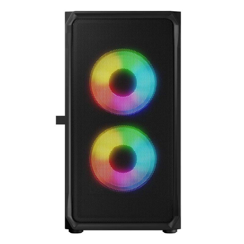 Logic Concept Portos Argb Mini Black Korpusas