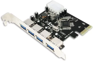 Logilink Usb3.0 4 Prievadų Pci-express Kortelė Pc0057 4x Usb 3.0 Valdiklis