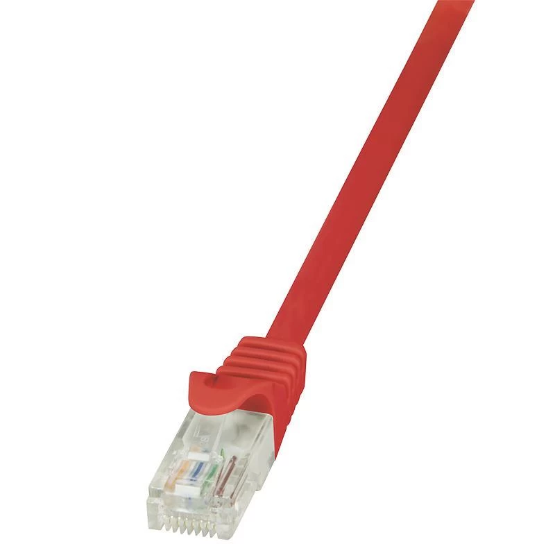 Logilink U/utp Cat.6 0,25 M Raudonos Spalvos 0,25 Kontaktinis Kabelis