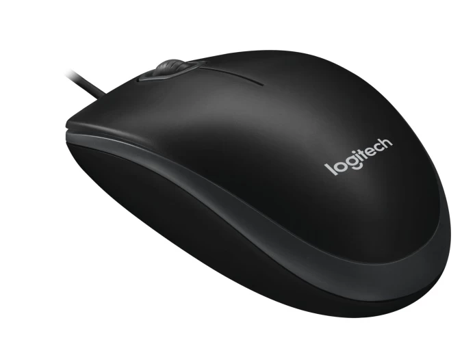 Logitech B100 Laidinė pelė, USB Type-A, Optical, 800 DPI, Juoda