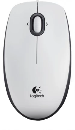 Logitech B100 Oem Laidinė Pelė Balta