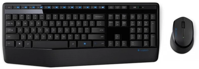 Logitech Belaidė Kombinuotoji Klaviatūra Ir Pelė Mk345 Us 920-006489