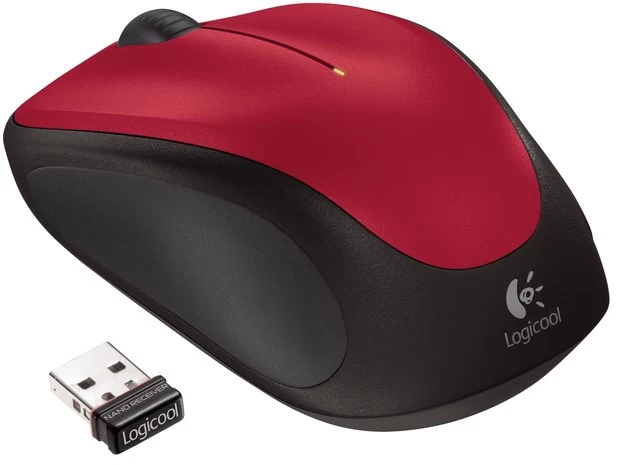 Logitech Belaidė Pelė M235 Raudona
