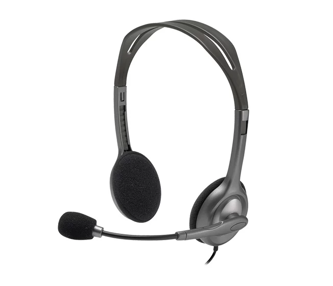 Logitech H111 Ausinės Su Mikrofonu Juodos Spalvos