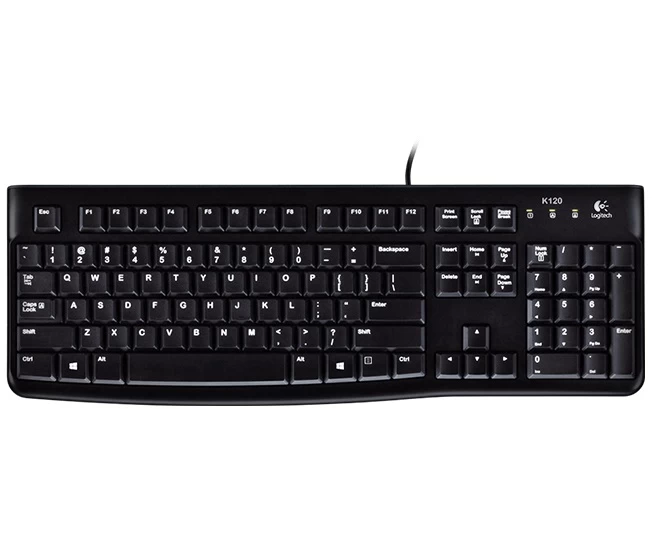 Logitech K120 Klaviatūra 920-002522 (rusiškas Išdėstymas)