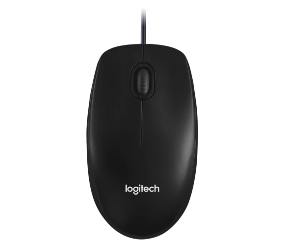 Logitech M100 Laidinė pelė USB-A 1000 DPI, Juoda