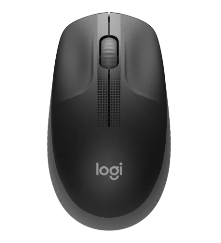 Logitech M190 Full-Size Belaidė pelė, RF Wireless, 1000 DPI, Charcoal