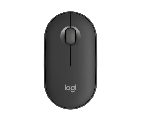 Logitech Pebble 2 M350s Belaidė pelė, RF Wireless + Bluetooth, 4000 DPI, Tonal Graphite