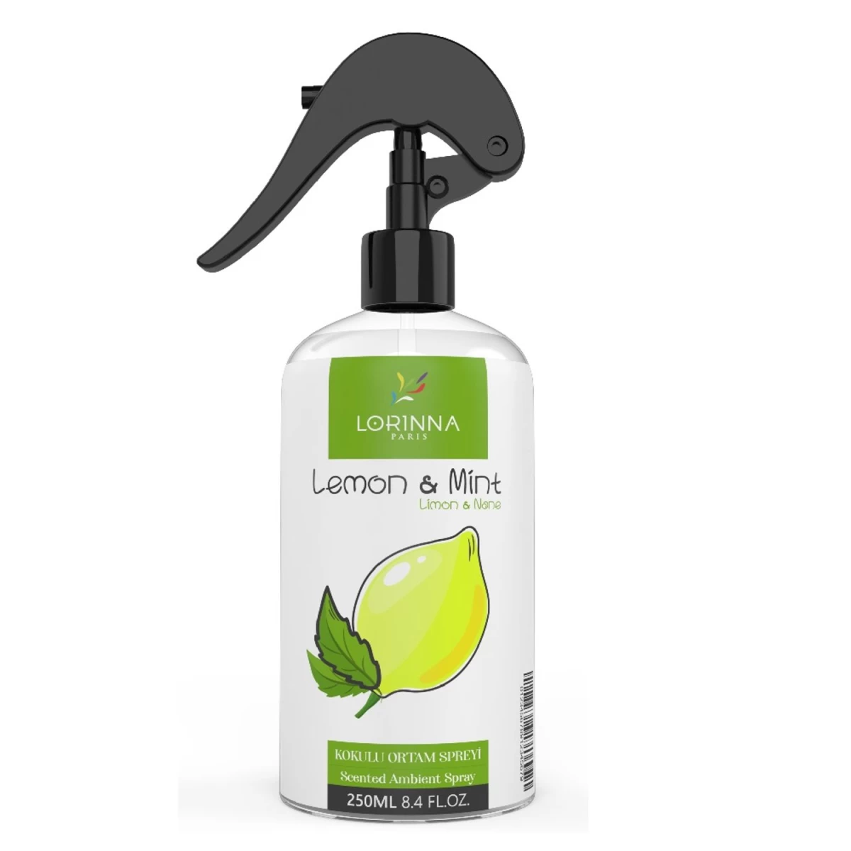 Lorinna Oro Gaiviklis Purškiamas Citrina Ir Mėta, 250 Ml