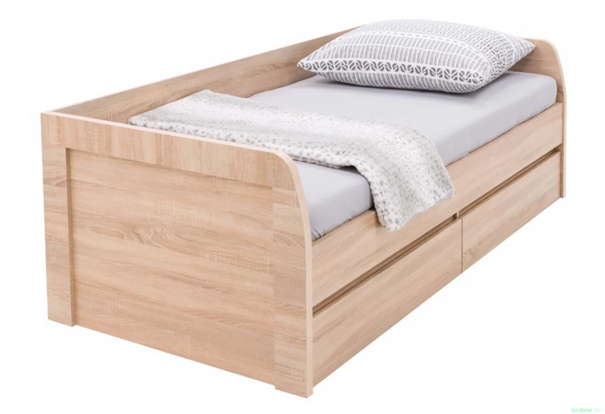 Lova NORTON (900x2000) + čiužinys BASE Comfort