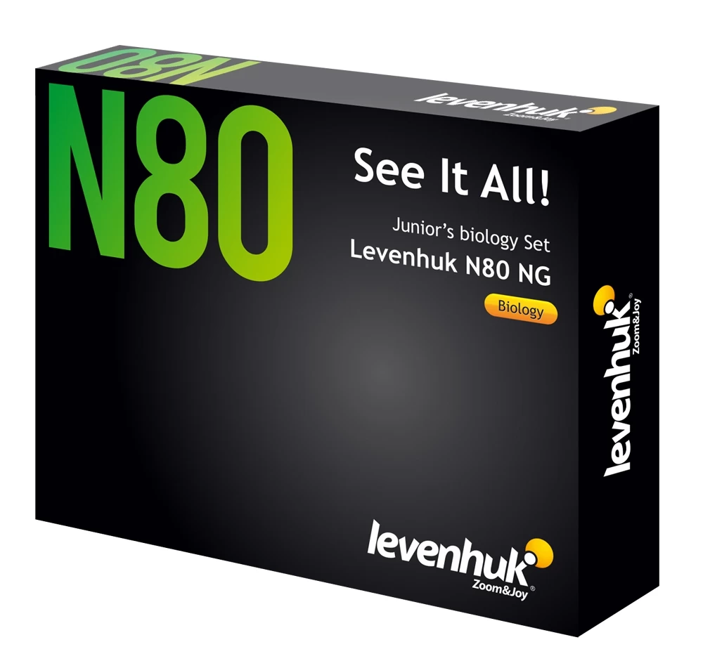 (lt) Levenhuk N80 Ng see Everything Skaidrių Rinkinys