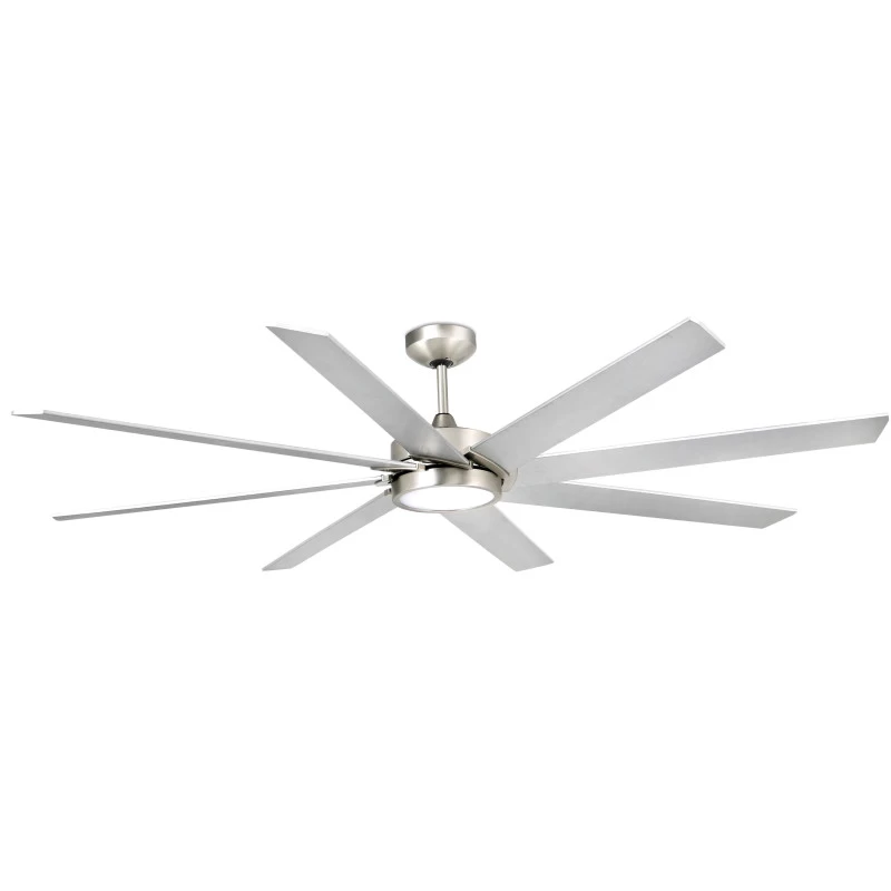 Lubų ventiliatorius Faro Century LED, su šviestuvu, pilkas