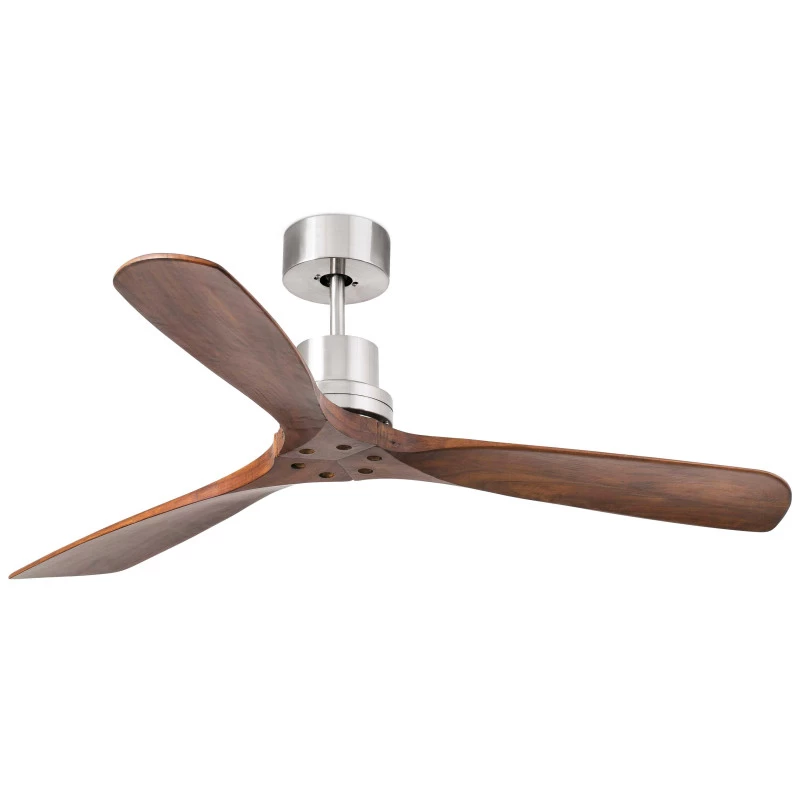 Lubų ventiliatorius Faro Lantau, be šviestuvo, nikelio spalvos