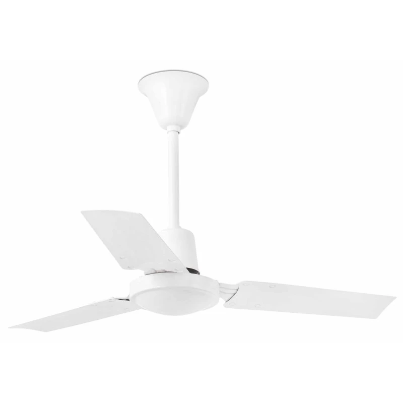 Lubų ventiliatorius Faro Mini Indus, 5 greičių, baltos spalvos