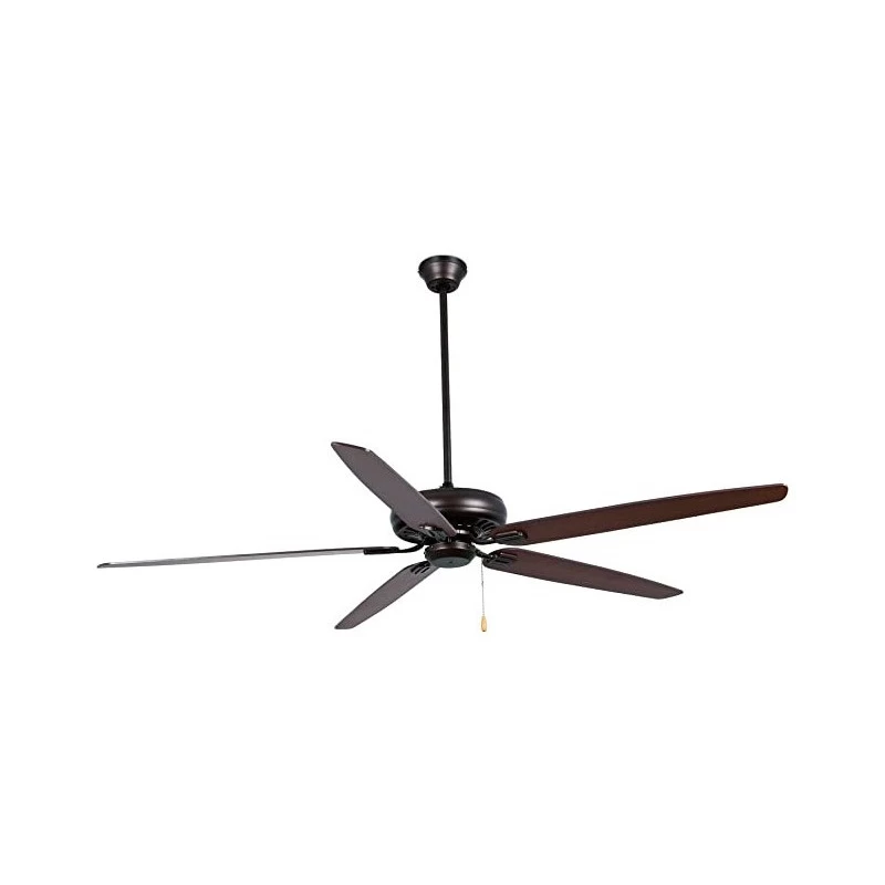 Lubų ventiliatorius Faro Nisos, be šviestuvo, rudos spalvos